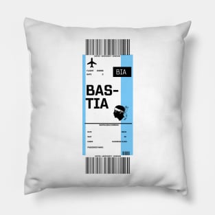 Boarding pass for Bastia Pillow