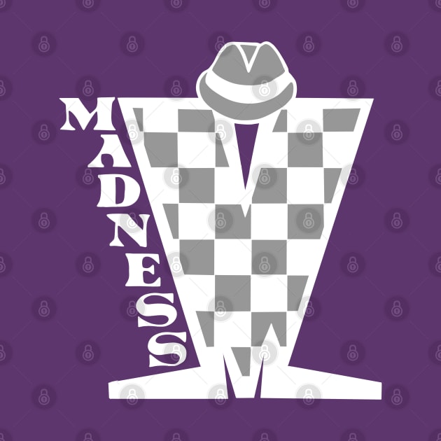 Madness HD Checkerboard White & Grey by Skate Merch