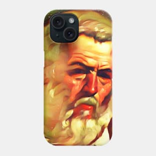 Anaximander Snow Portrait | Anaximander Artwork 15 Phone Case