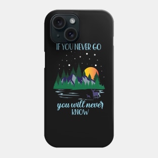 Wild Atlantic Way if you never go you'll never know Ireland Phone Case