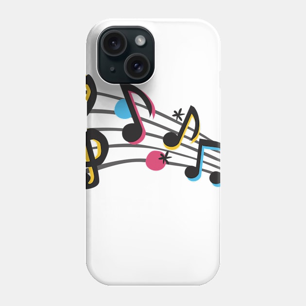 Music melody icons 2 Phone Case by ABCSHOPDESIGN