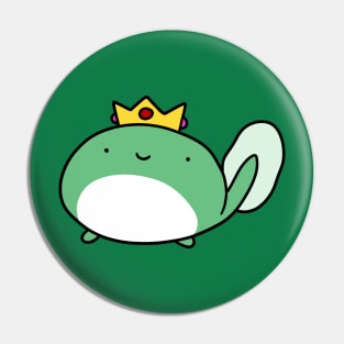 Crowned Tadpole Pin