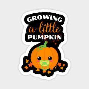 Growing a Little Pumpkin Magnet