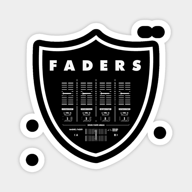 DJ Faders Magnet by djbryanc