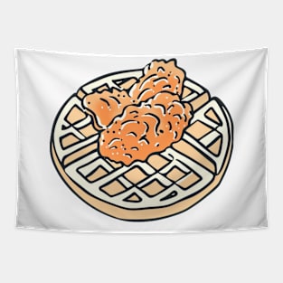 Chicken and Waffles Tapestry