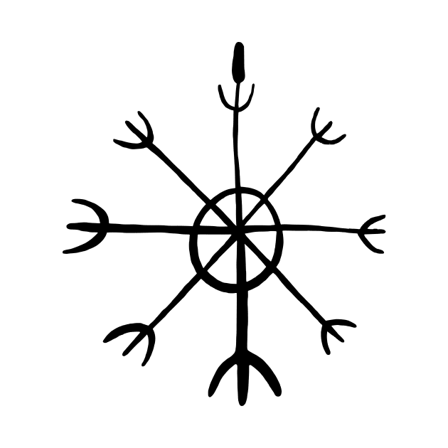 Viking symbol The Helm of Awe by ezioman