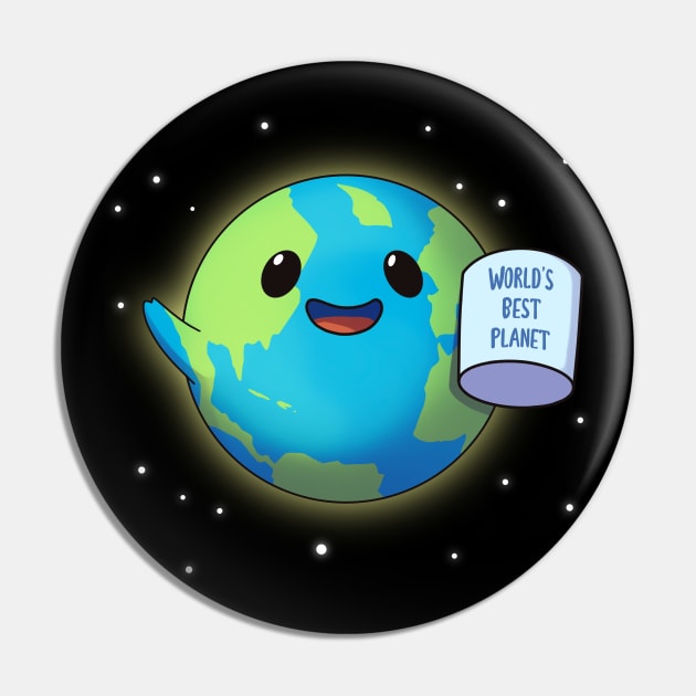 Worlds Best Planet Earth Coffee Mug Pin by Dojaja