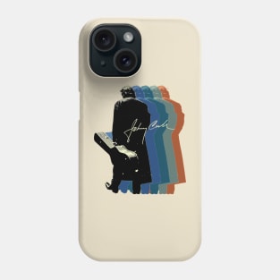 Johnny Cash Signature Rainbow Phone Case