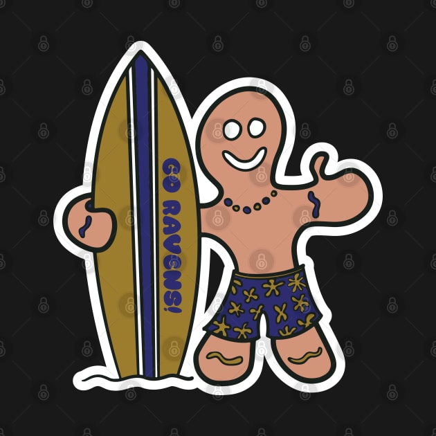 Surfs Up for the Baltimore Ravens! by Rad Love