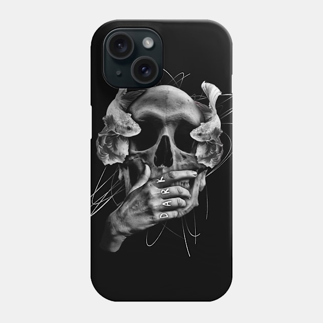 Waiting for the Dark Phone Case by BSKR
