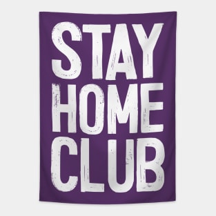 Stay Home Club - Awesome Introverts Gift Tapestry