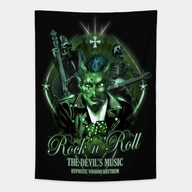 Rockabilly - The Devil's Music Tapestry by hardtbonez