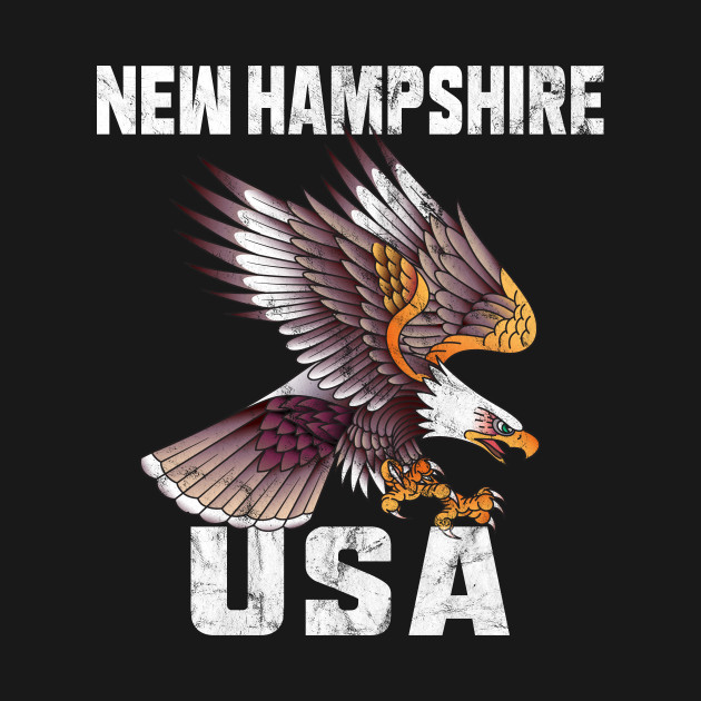 Disover New Hampshire USA - New Hampshire Love - T-Shirt