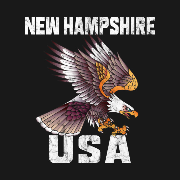 Discover New Hampshire USA - New Hampshire Love - T-Shirt