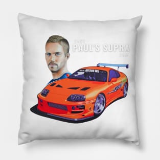 Paul walker's supra ( fast and furious ) Pillow