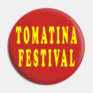 Tomatina Festival Pin