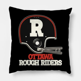 Defunct Ottawa Rough Riders Football Team Helmet Pillow