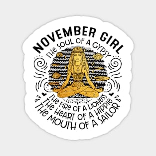 november girl Magnet