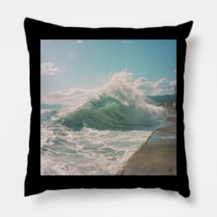 The Great Wave off Kanagawa Pillow