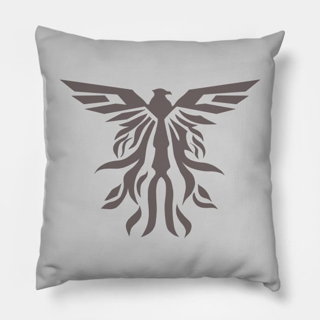 BARDO PHOENIX Pillow by DEMON LIMBS