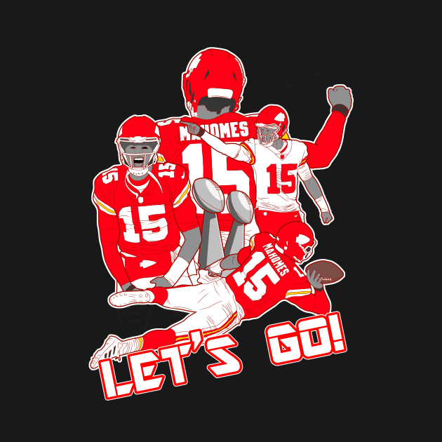Pat Mahomes LET'S GO! by Glimmor Store
