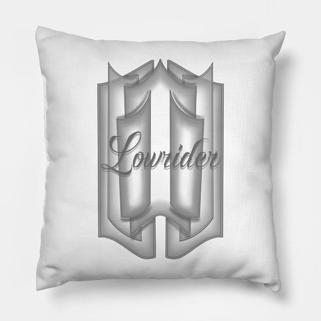 Lowrider Pillow by KeegansKolourStudio