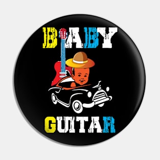 Baby Guitar T-Shirts for Little Musicians Pin