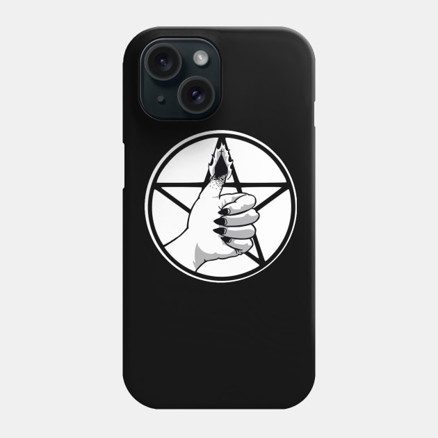 burning church thumb Phone Case by yayzus