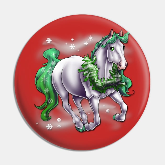 Minty Horse Pin by Unicornarama