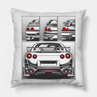 Generation of Nissan GTR Series Pillow