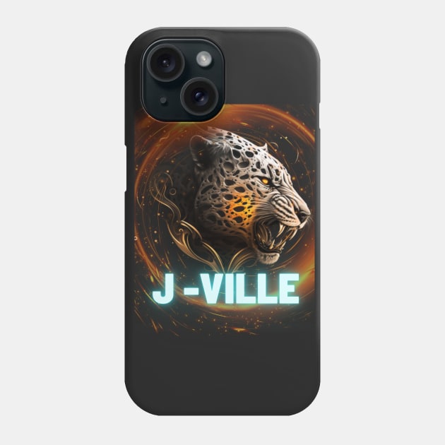 J Ville Phone Case by Deisgns by A B Clark 