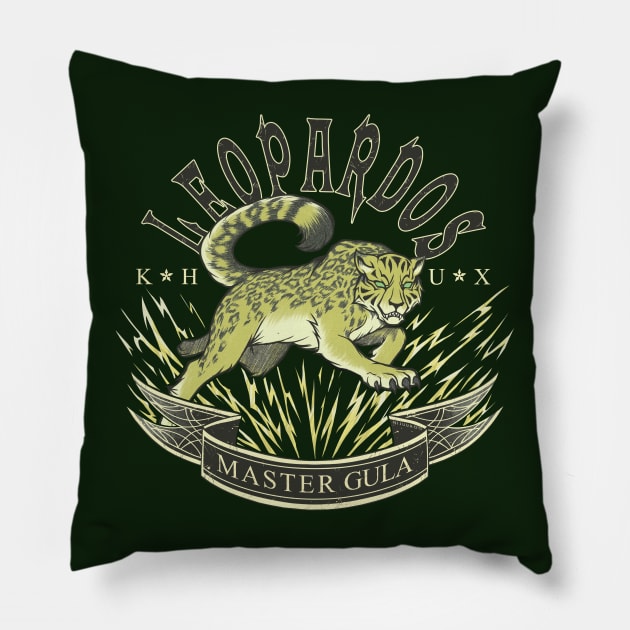 Gula of Leopardos Pillow by Nijuukoo