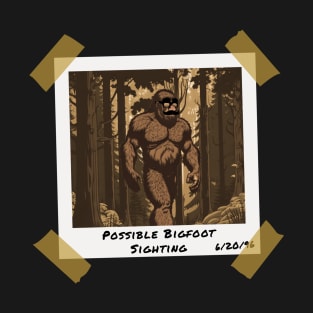 Possible Bigfoot Sighting T-Shirt