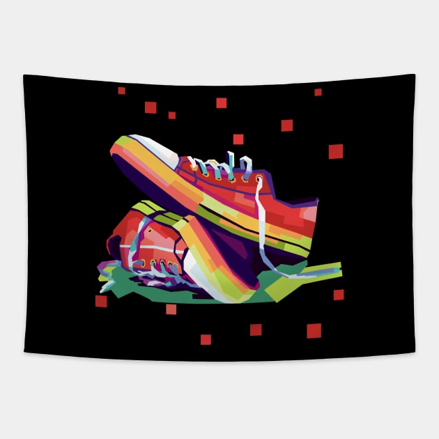 Sneakers shoes Tapestry by Danwpap2