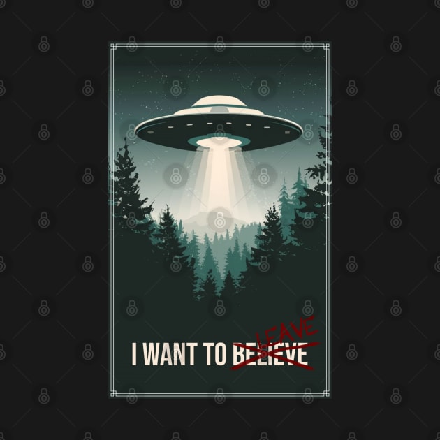 I WANT TO BE - LEAVE by INLE Designs