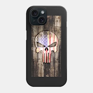 Skull America Flag Phone Case