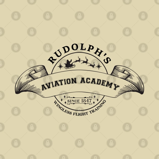 Aviation. Rudolph's Aviation Academy, Wingless Flight Training, Since 1847 by Blended Designs