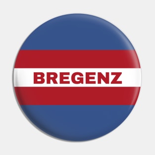 Bregenz City in Austrian Flag Pin