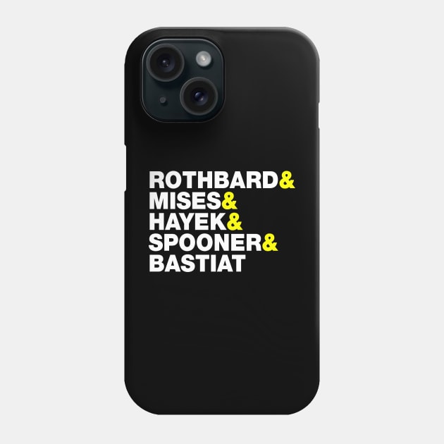 Ancap Libertarians (Surname) Phone Case by binarygod