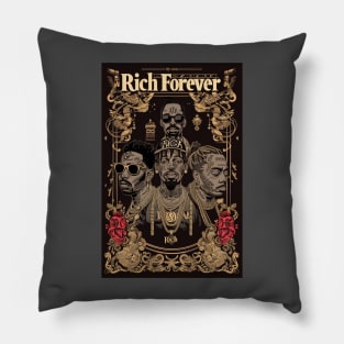 Rich Forever Whole Squad Pillow