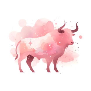 Pink Taurus watercolor T-Shirt