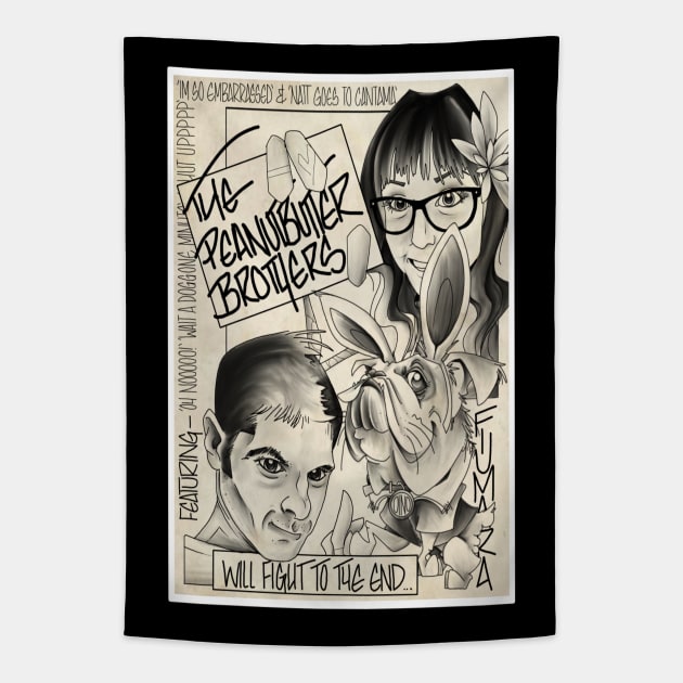 the peanutbutter brothers <3 Tapestry by elywick