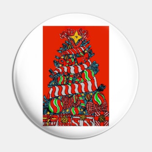 Candy Cane Christmas Tree No. 1 Pin