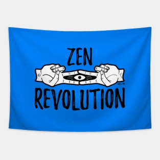 Zen Revolution - White Tapestry