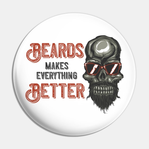 Barbershop Beard Styling Haircut Or Styling, Make-Up And Shaving Your Hairdresser Gifts T-Shirt Pin by gdimido