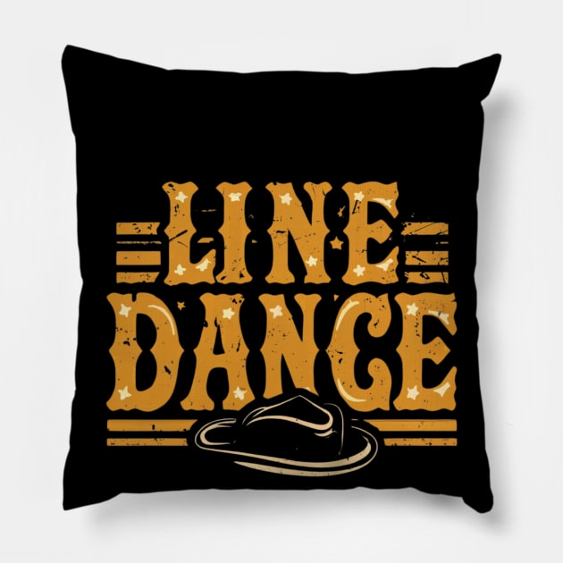Line-dance Pillow by Funny sayings