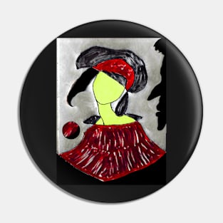 Perfume Botticelli Green Face Pin