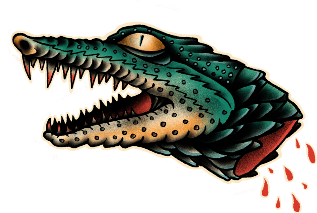 Crocodile Legend Kids T-Shirt by barmalisiRTB