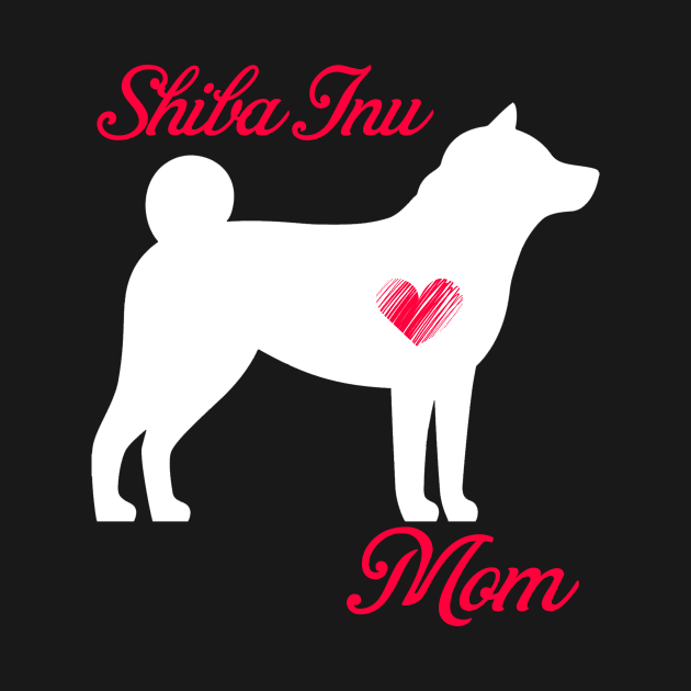 Shiba inu mom   cute mother's day t shirt for dog lovers by jrgenbode