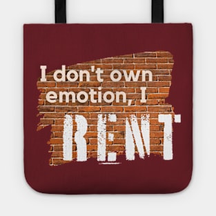 I don't own emotion Tote